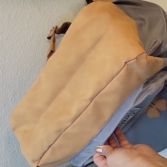 Lucky Brand Backpack, Travel, Lightweight, Comfortable, Gray/ Tan Unisex - Picture 12 of 16